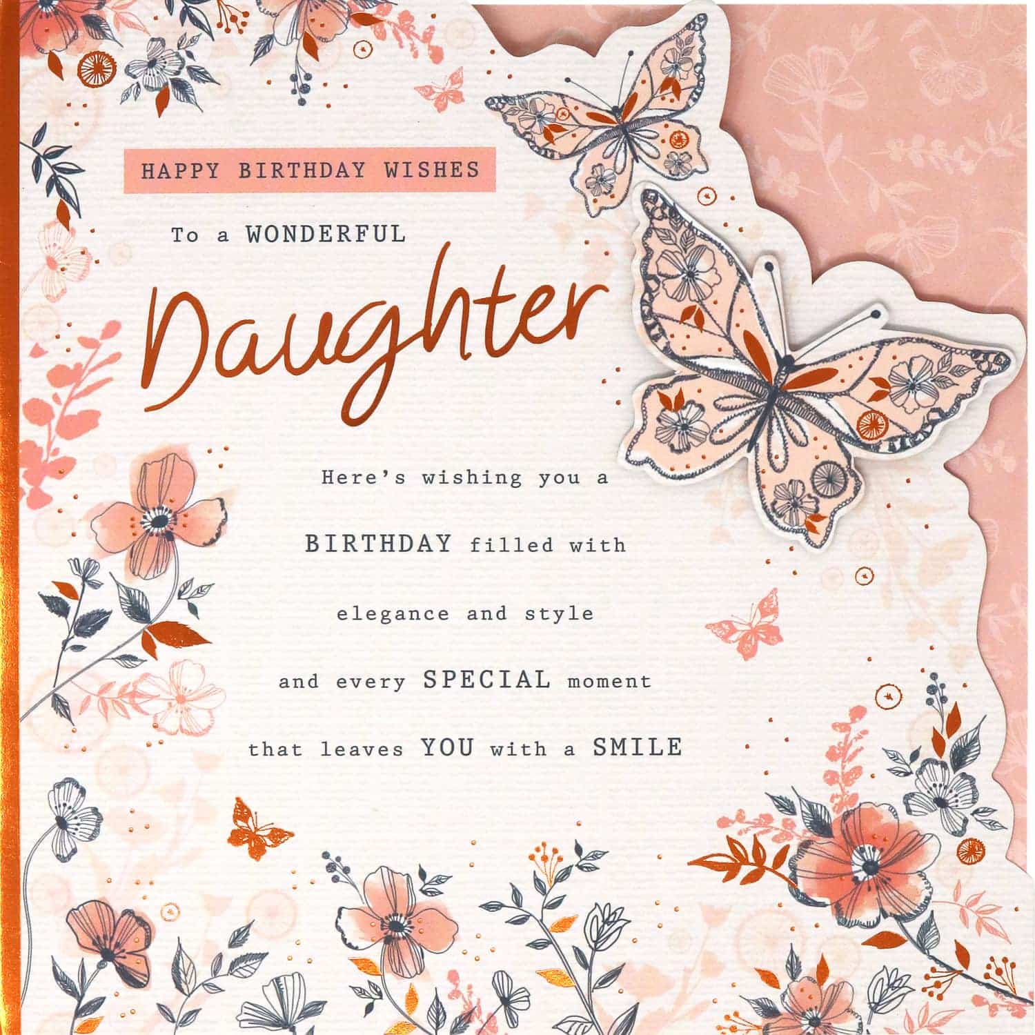 What Is A Daughter Birthday Card
